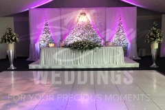 Flower Crush backdrop with fresh flowers