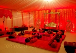 Mendhi Night - Full Marquee Set Up with Swing