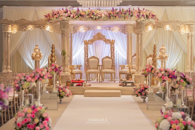 Shagun Weddings White Amara Mandap Shagun Weddings White Amara Mandap
