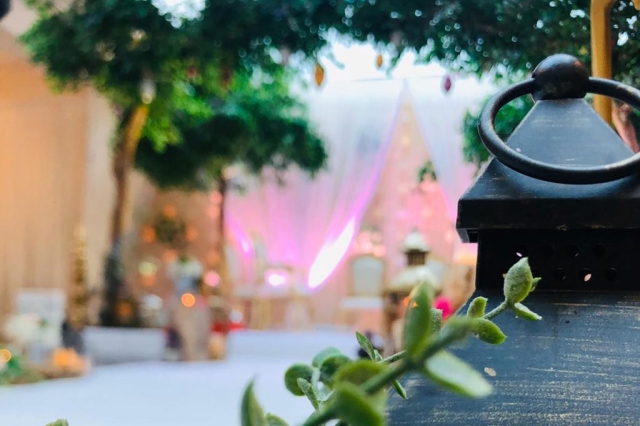 shagun-weddings-tree-of-life-mandap-blur-closeup-lantern